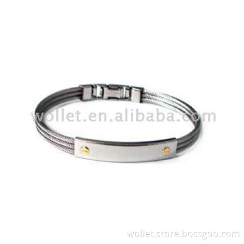 Stainless Steel Bangle With IPG Plating